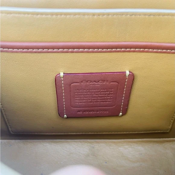 Coach Studio Chalk White Quilted Leather Brass Hardware Shoulder Bag Crossbody - Picture 10 of 15